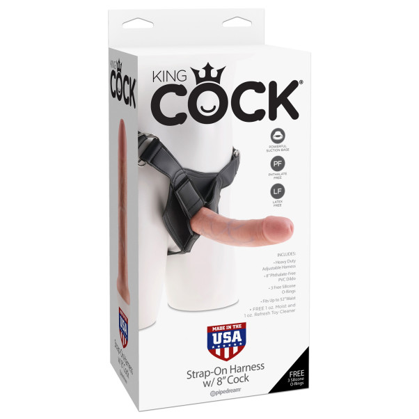 King Cock Harnas met Dildo 20 cm