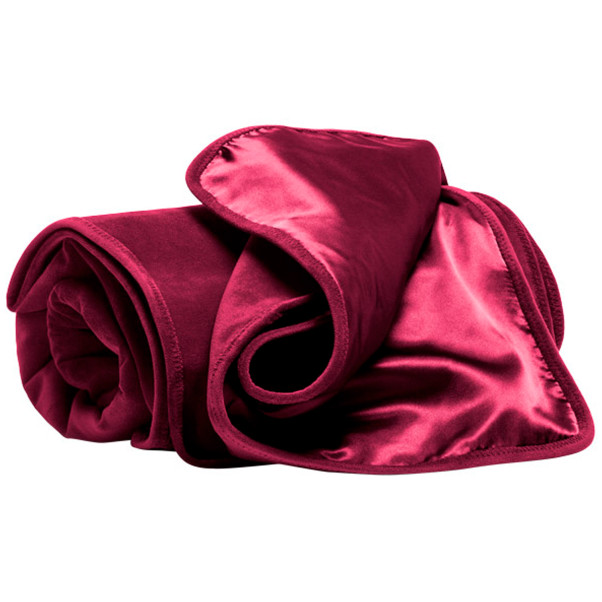Liberator Fascinator Throw Merlot Luxueus Laken