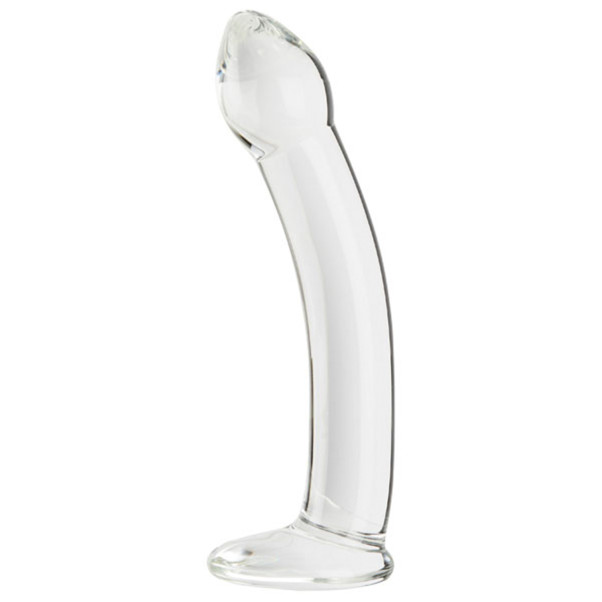 Sinful Curvy Clear Glazen Dildo