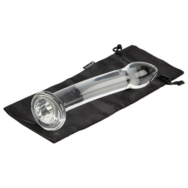 Sinful Curvy Clear Glazen Dildo