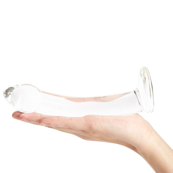 Sinful Curvy Clear Glazen Dildo