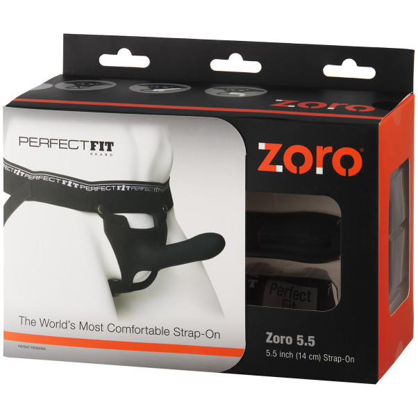 Perfect Fit Zoro Zwart Strap-on Harnas met Dildo