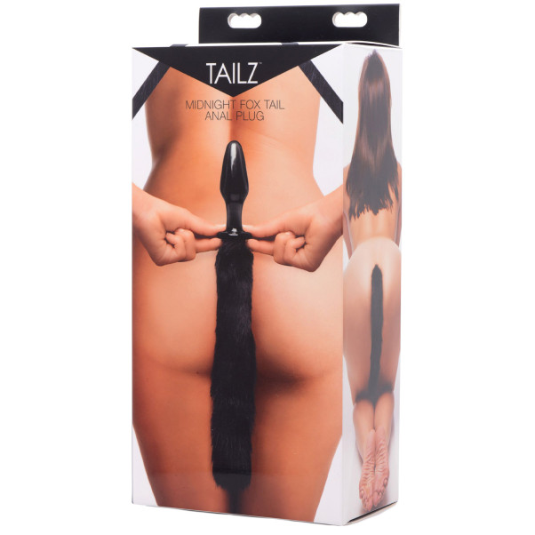 Tailz Midnight Fox Tail Glazen Buttplug