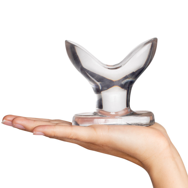 Master Series Anchored Buttplug - Transparent