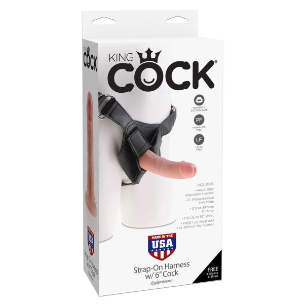King Cock Harnas met Dildo 15 cm
