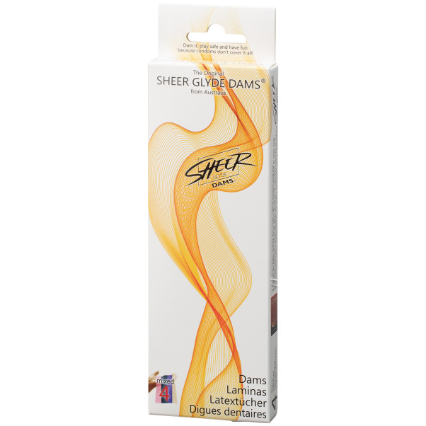 Glyde Sheer Dams Mix Beflapjes verpakt per 4