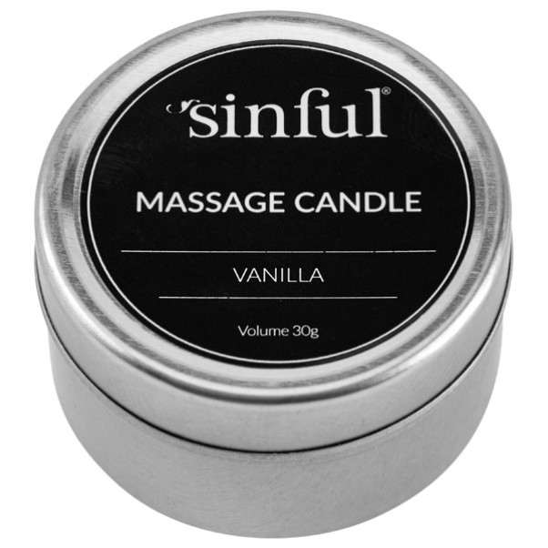 Sinful Vanilla Massagekaars 30 g