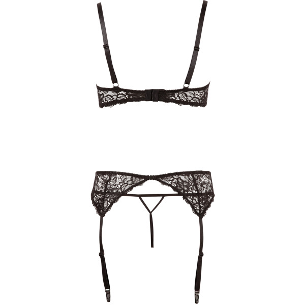 Abierta Fina Halve Cup Kanten Beha-set