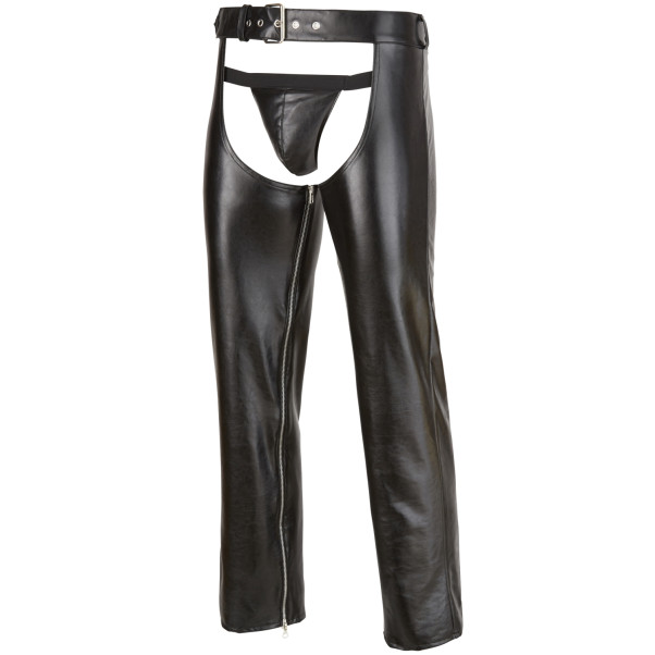 Svenjoyment Chaps van Imitatieleer met String