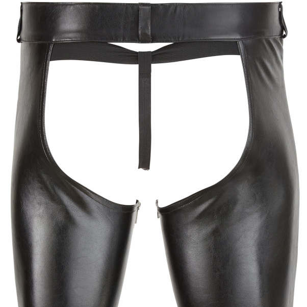 Svenjoyment Chaps van Imitatieleer met String