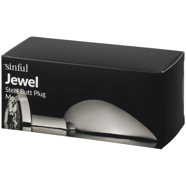 Sinful Jewel Metalen Buttplug Medium