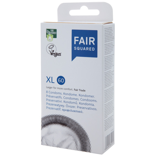 Fair Squared XL 60 Vegan Condooms 8 stuks
