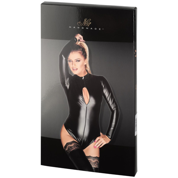 Noir Handmade Monarch Bodystocking met Rits