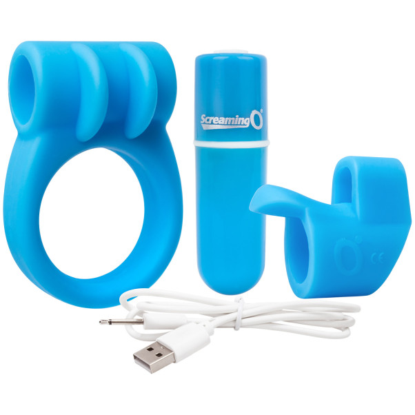 Screaming O Combo Kit Cockring en Vinger Vibrator