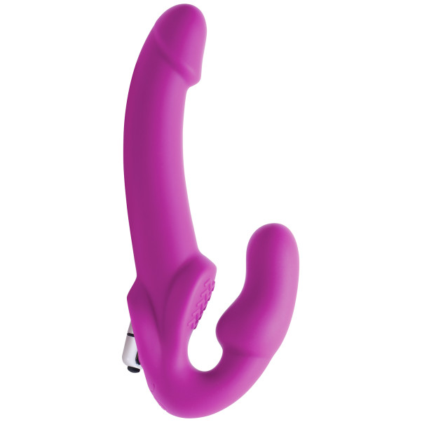 Strap U Evoke Voorbinddildo met vibrator