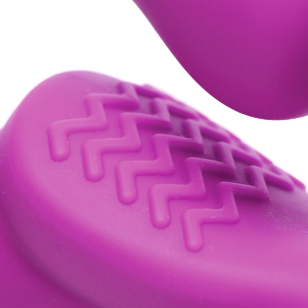 Strap U Evoke Voorbinddildo met vibrator