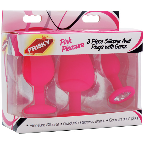 Frisky Pink Pleasure-anaalplug-set