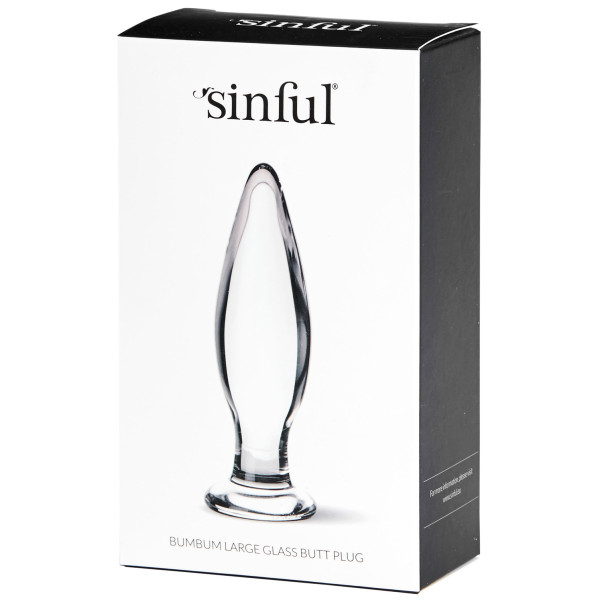 Sinful BumBum Glazen Buttplug Large