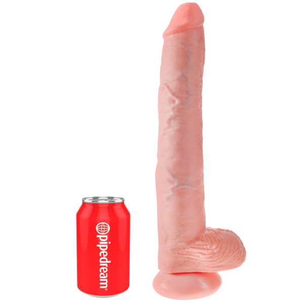 King Cock Realistische Dildo met Ballen 35 cm