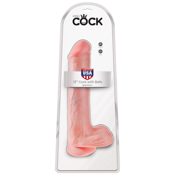 King Cock Realistische Dildo met Ballen 33 cm