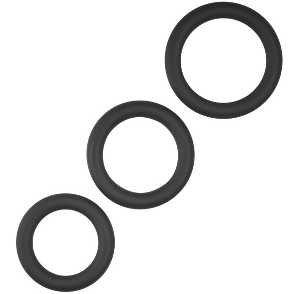 Sinful Extra Dikke Siliconen Cockringset 3 Stuks