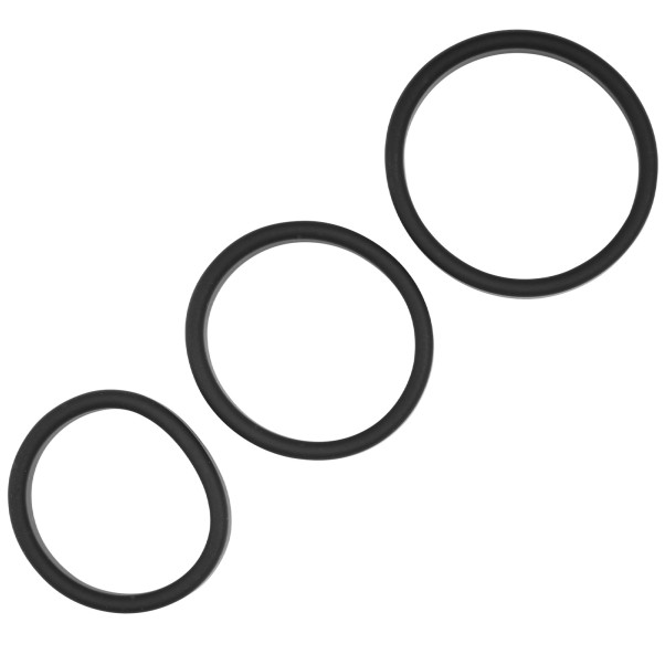 Sinful Premium Siliconen Cockringset 3 Stuks