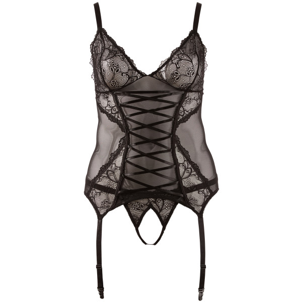 Cottelli Kruisloze Corset Set Plus Size