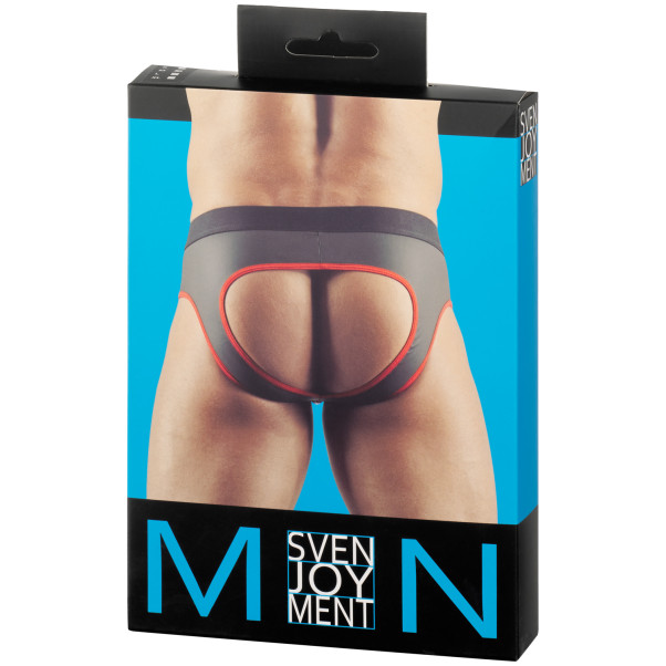Svenjoyment Neopreen Jock met Rits Rood