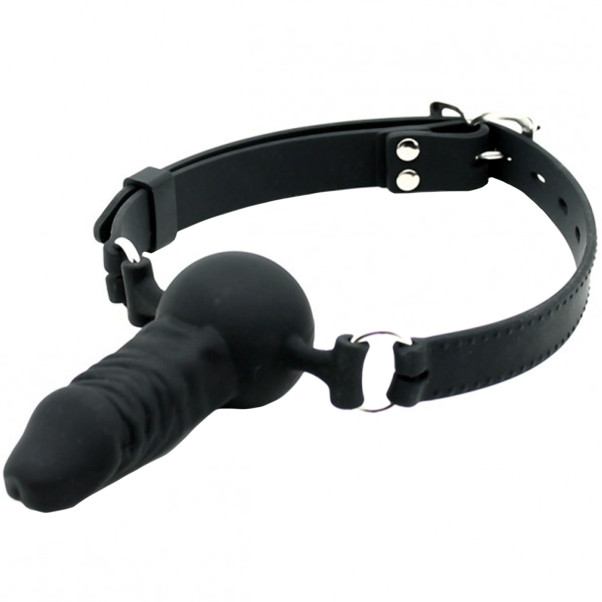 Rimba Siliconen Gag met Dildo