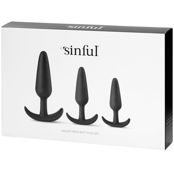 Sinful Sailor Triple Buttplug-set
