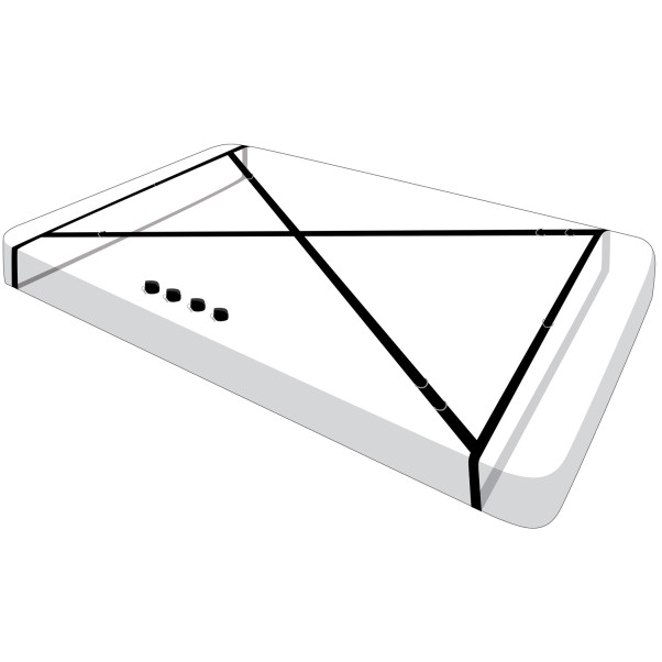 Master Series Interlace Bed Restraint-set