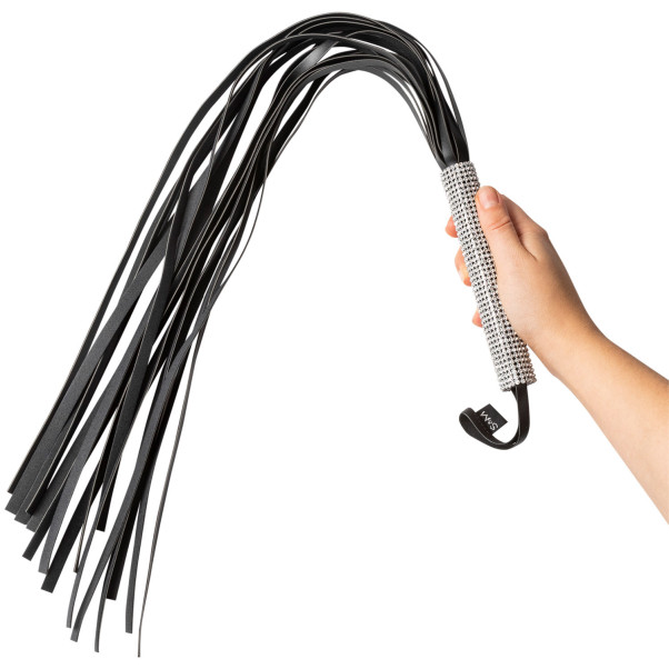 Sex & Mischief Sparkle Flogger met Strass 78 cm
