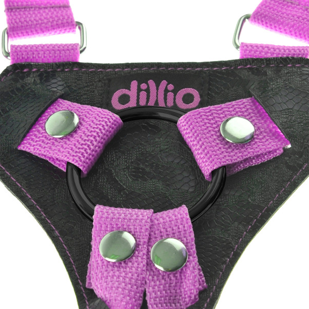 Dillio Strap-On Jarretelharnas Set 18 cm