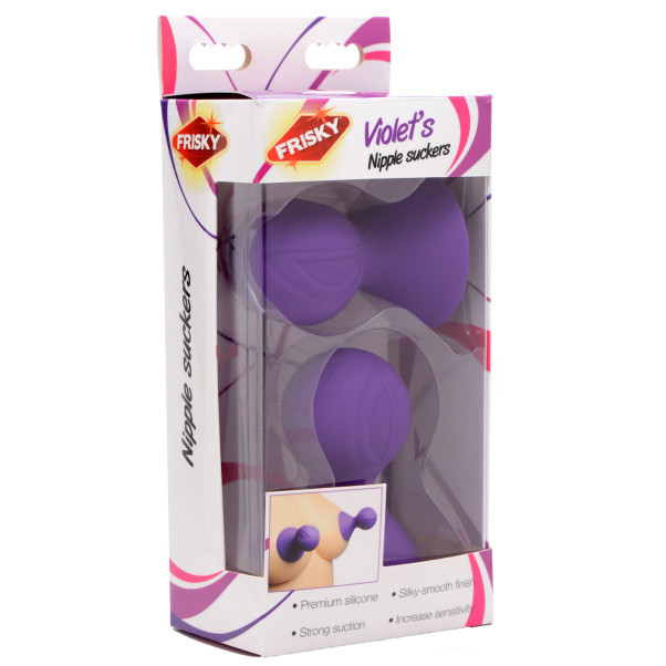 Frisky Violets Siliconen Tepelzuigers