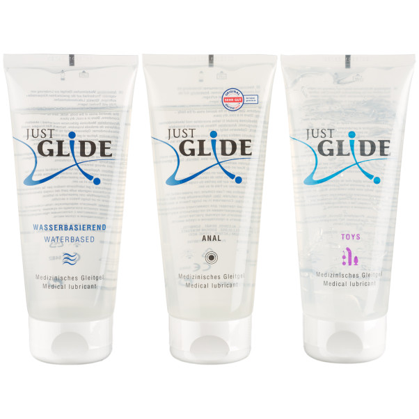Just Glide Glijmiddel op Waterbasis Set 200 ml