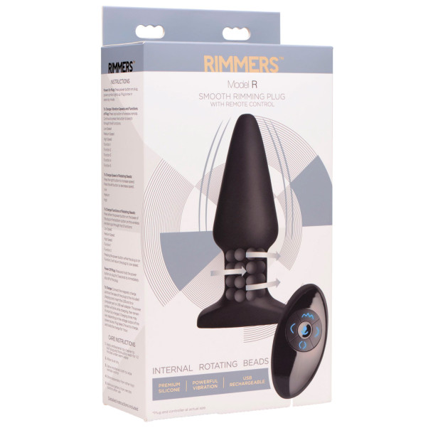 Rimmers Smooth Rimming Vibrerende Buttplug met Afstandsbediening