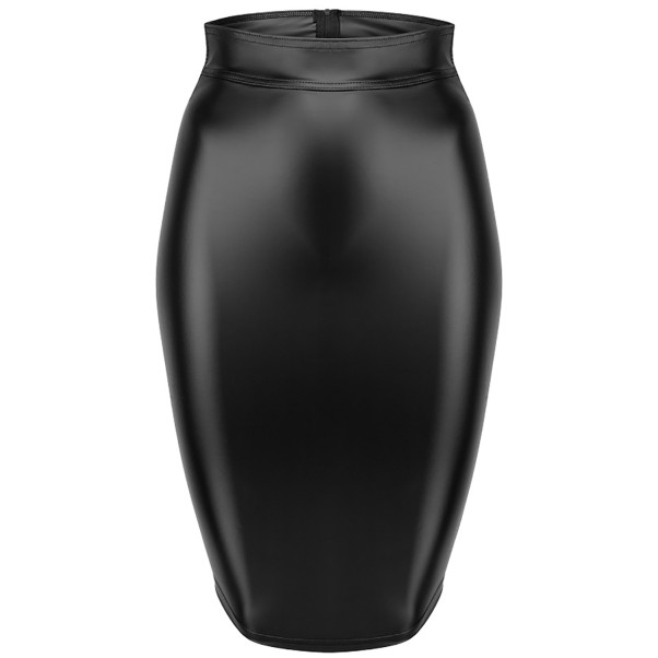 Noir Handmade Power Wetlook Kokerrok