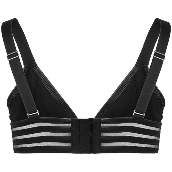 Noir Handgemaakt Power Wetlook Bralette
