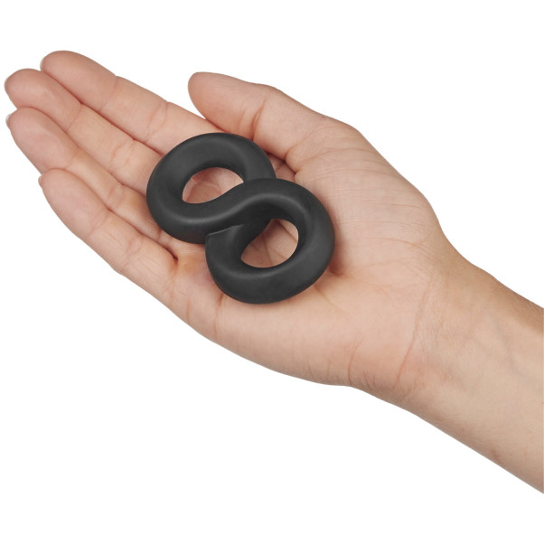 Sinful Infinity Rekbare Siliconen Dubbele Penisring