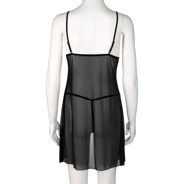 NORTIE Gro Black Kanten Babydoll Set