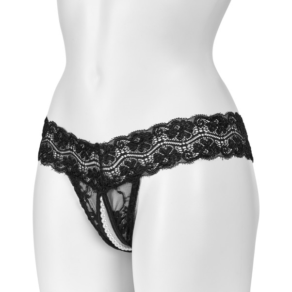 NORTIE Malin Orgasm Kruisloze Parel G-string