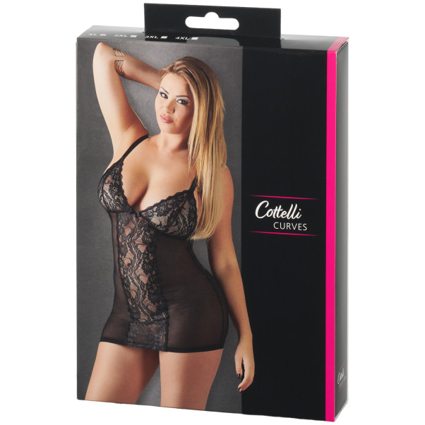 Cottelli Kanten Chemise Grote Maat