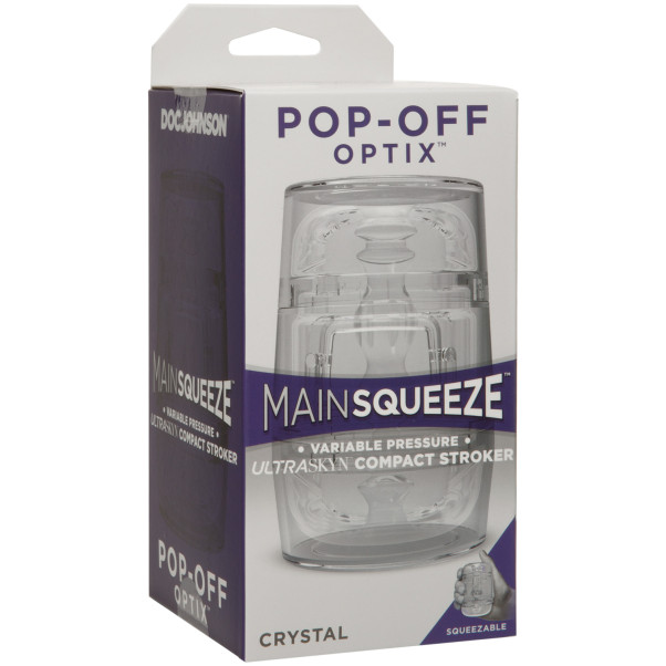 Main Squeeze Pop-Off Optix Masturbator Doorzichtig