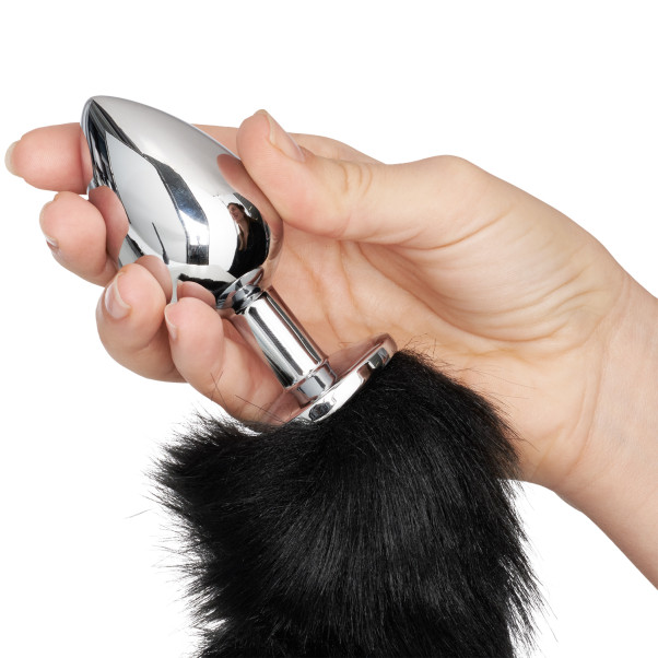 Furry Fantasy Black Panther Buttplug met Staart