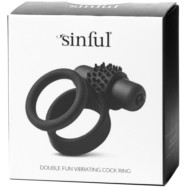Sinful Double Grip Vibrerende Cockring