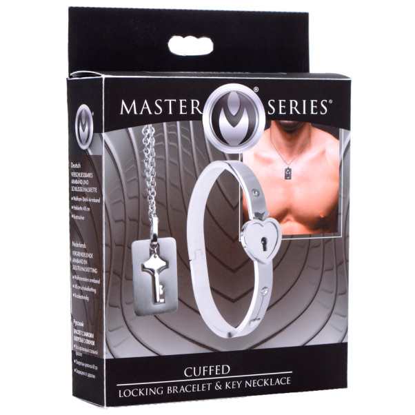 Master Series Armband met Slot en Sleutelketting
