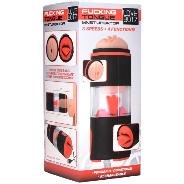 LoveBotz Flicking Tongue Penisvibrator
