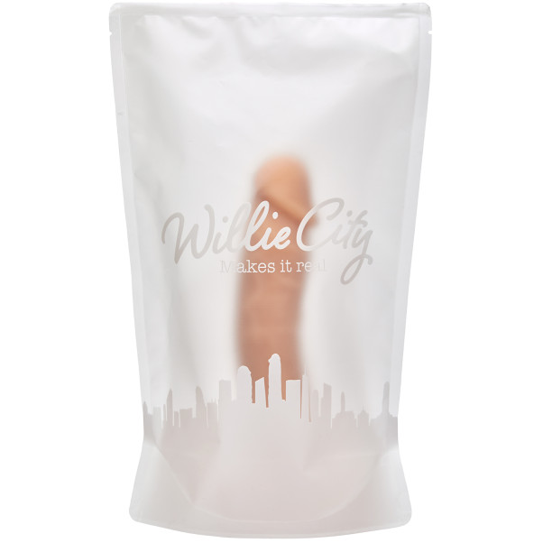Willie City Luxe Realistische Siliconen Dildo met Zuignap 23 cm.