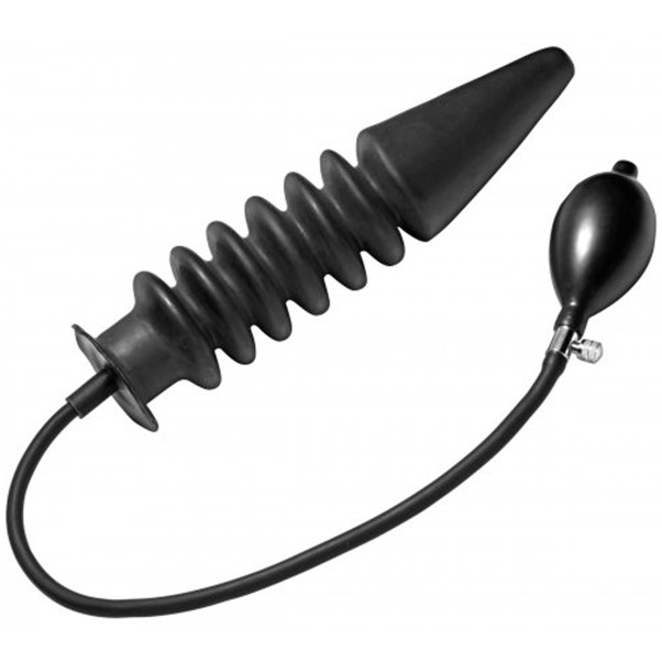 Master Series Accordeon Opblaasbare XL Anaal Plug