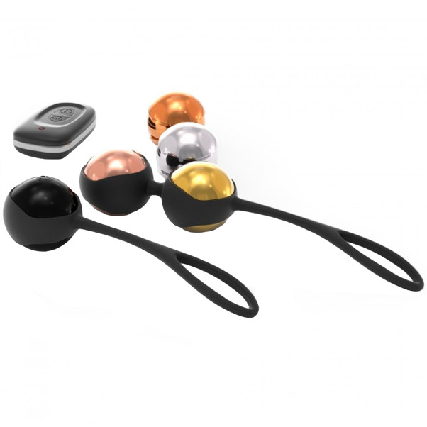 Marc Dorcel Kegelballenset met Afstandsbediening en Vibrator